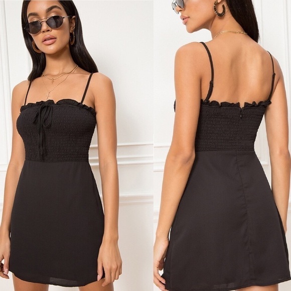 NWT superdown x revolve anna smocked mini dress - Picture 2 of 13